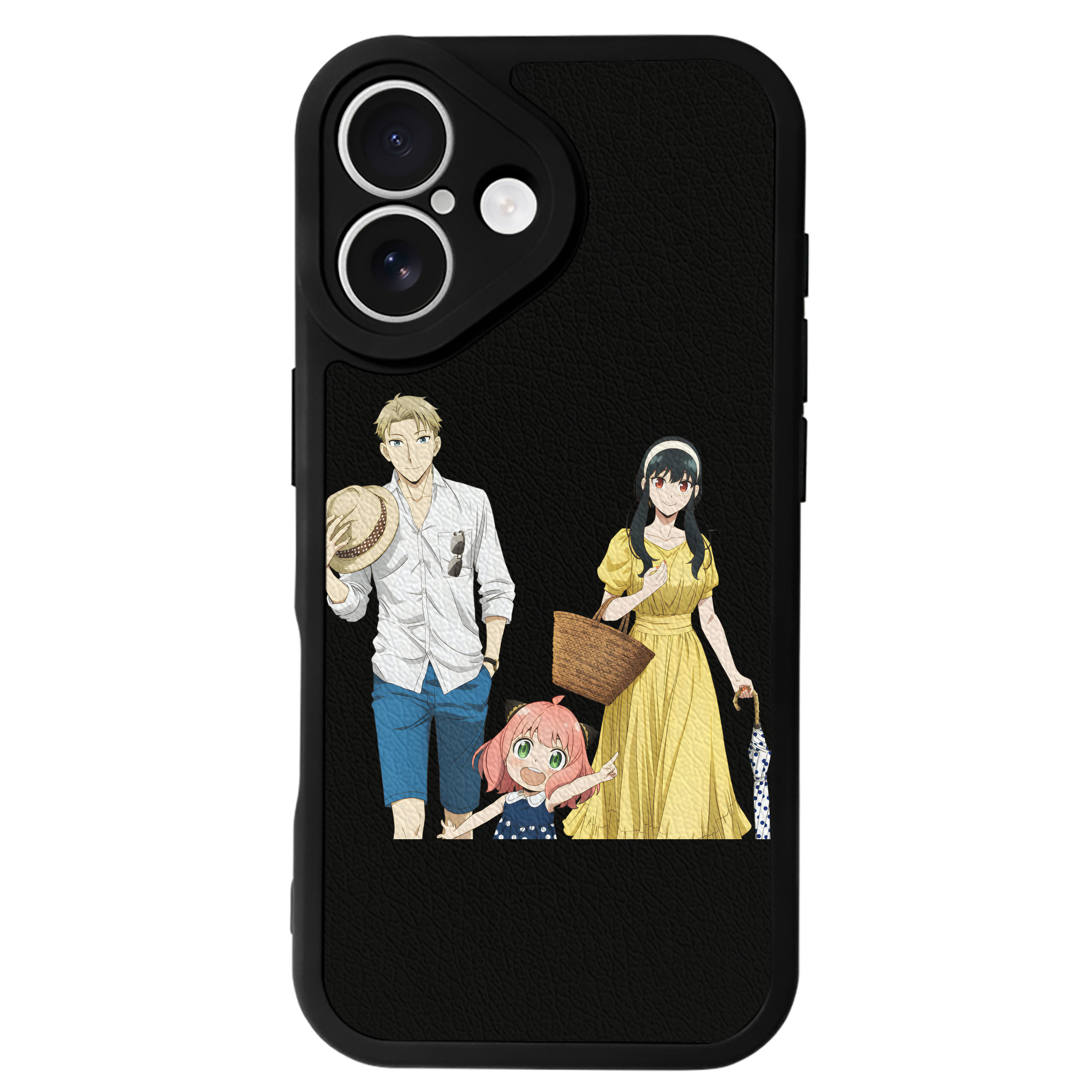 （画像用） SPY×FAMILY间谍家家酒 【iPhone 16シリーズ対応】シリコンスマホケース（レザー調） 材質：シリコン